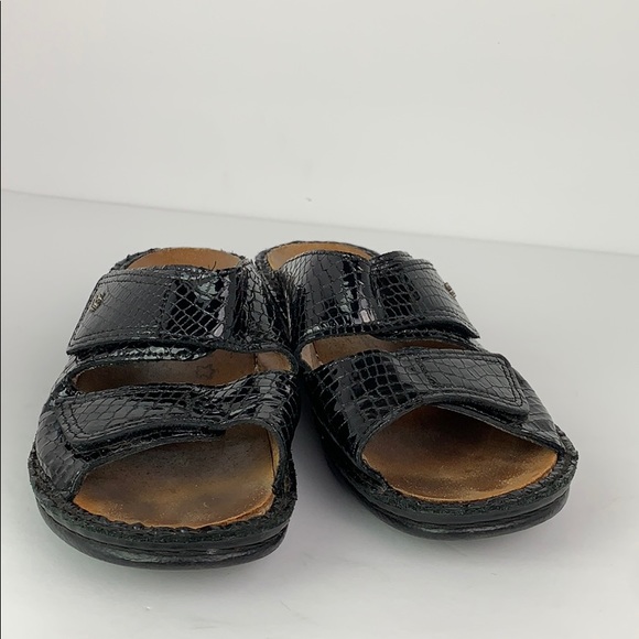 Finn Comfort Germany Sz 39 Black Preowned - Picture 4 of 8